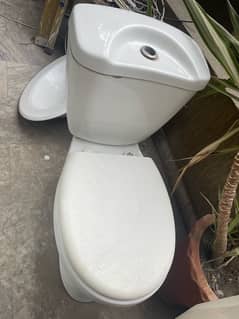 Porta 2 piece WC Toilet Commode