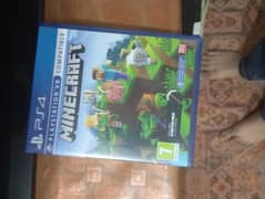 PS4 Minecraft cd not much used