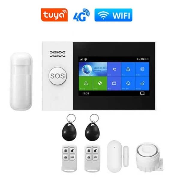 Home alarm system Burglar alarm with Wireless and wired sensors 2