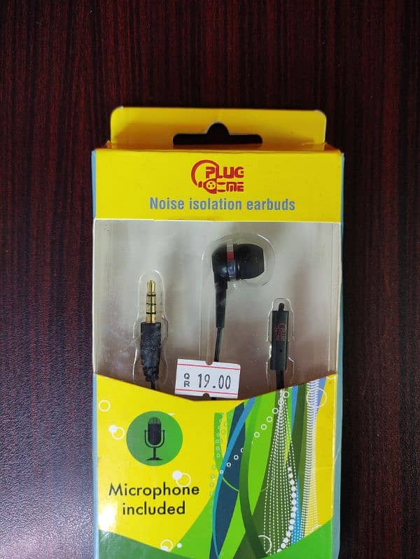 Pack of 3 New Wire Hands free / Headphones / Earbuds / Earphones 3