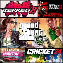 GTA 5•CRICKET 24•TEKKEN 8 NEW PC GAMES INSTALL KRWAYE PORY PAKISTAB ME