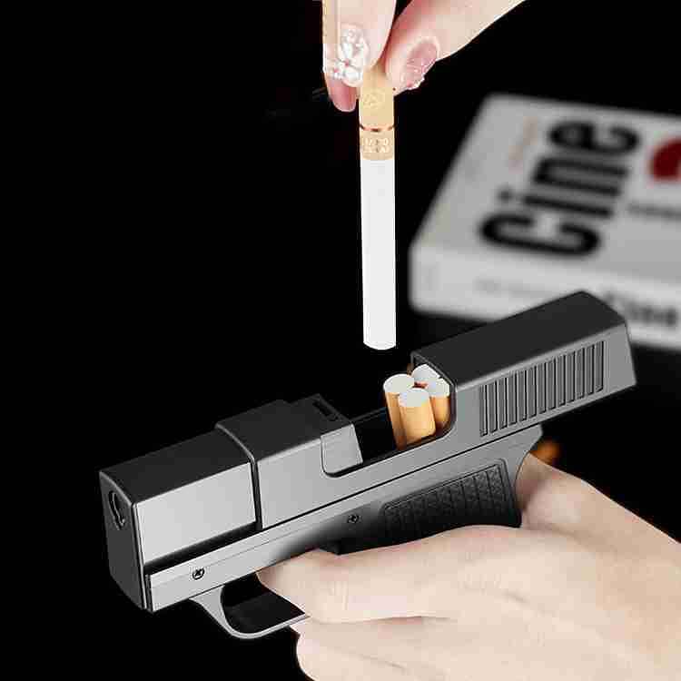 Gun Lighter Torch Gas Gun Lighters With Ashtray Case 10 PCS  2025 10