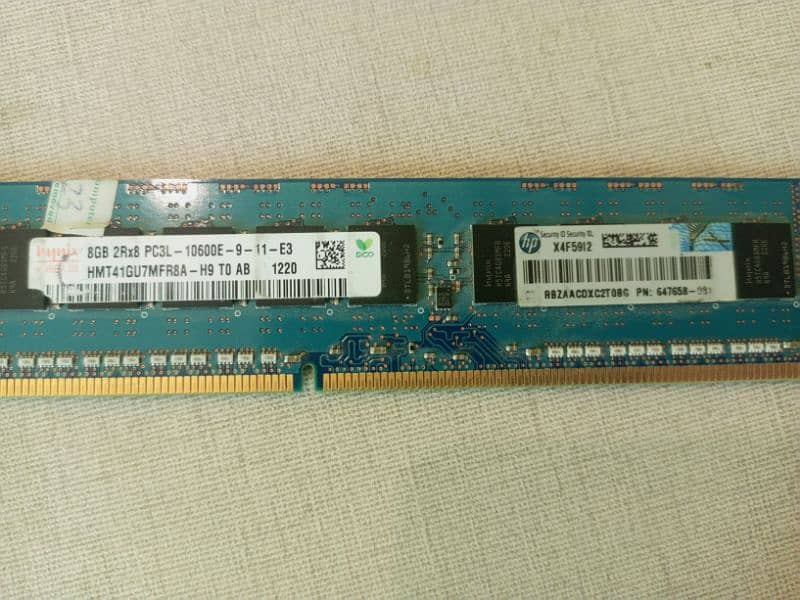 8GB DDR3 ram single stick 2