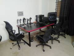 computer table and chairs for sale