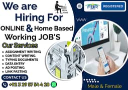 Full Time Job / Part Time Job / Home Base Job / Online Jobs