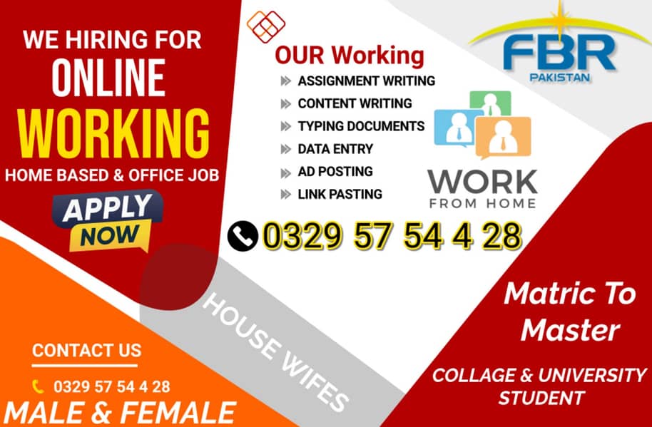 Online Job / Typing job / Assignment Job / Data Entry Job / Online Job 0