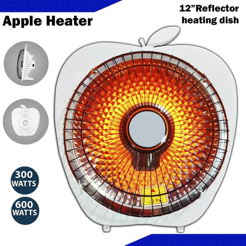 National Carbon Heater Apple Shape 911 seco Philips Plus Halogen 0