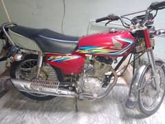 Honda CG 125 Red colour 2017-18 Model