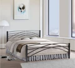 Iron bed / iron bed dressing side table / Double bed /Bed /  Furniture