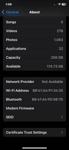 Iphone x non pta *Bypass *256 gb *Face id ok *True tune off