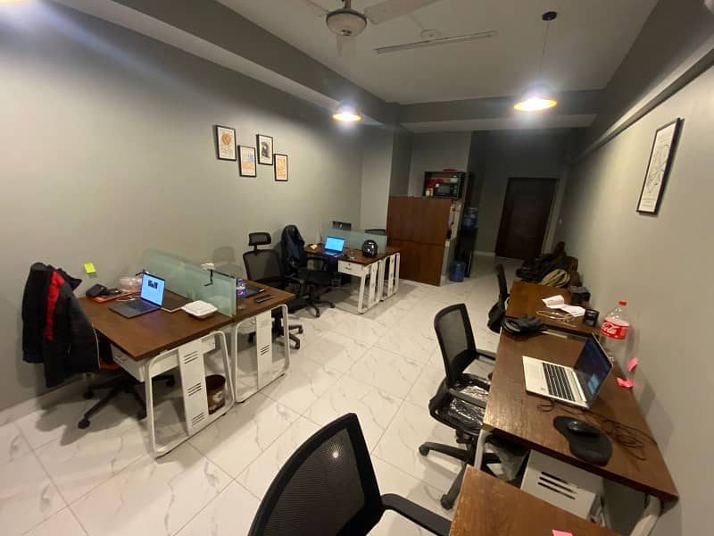 Fully Furnished Area 470 square Feet Brand New Corporation Office Available For Rent in Gulberg 3 Lahore 3