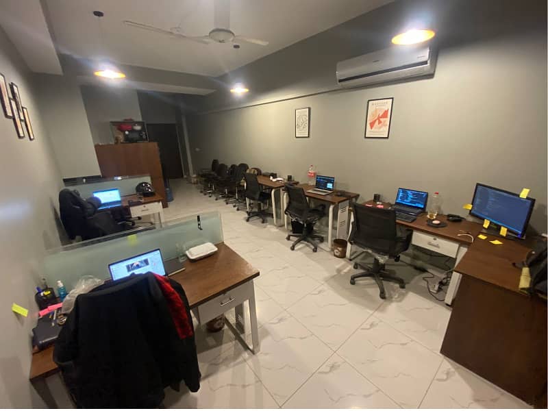 Fully Furnished Area 470 square Feet Brand New Corporation Office Available For Rent in Gulberg 3 Lahore 5