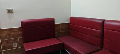 used sofa for sale 1 and half year used in restaurant