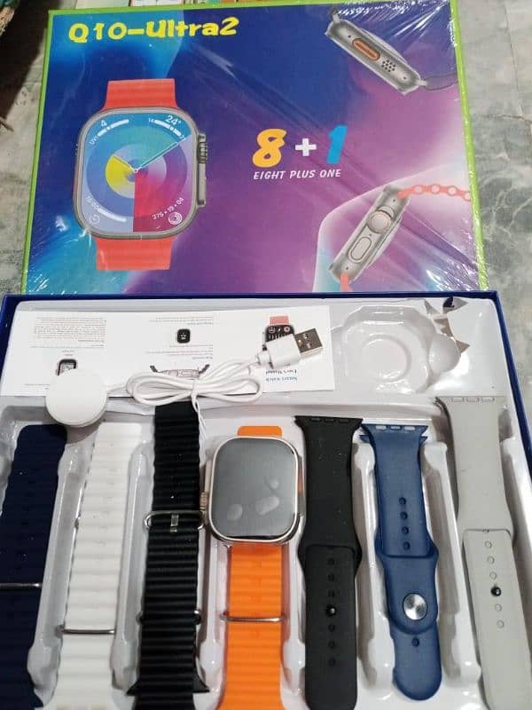 8 in 1 Smart watch for men and women 1