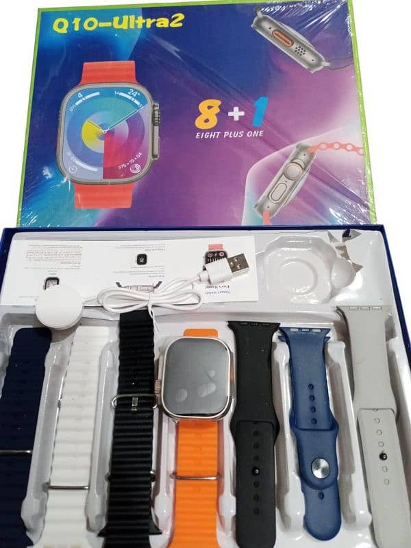 8 in 1 Smart watch for men and women 2