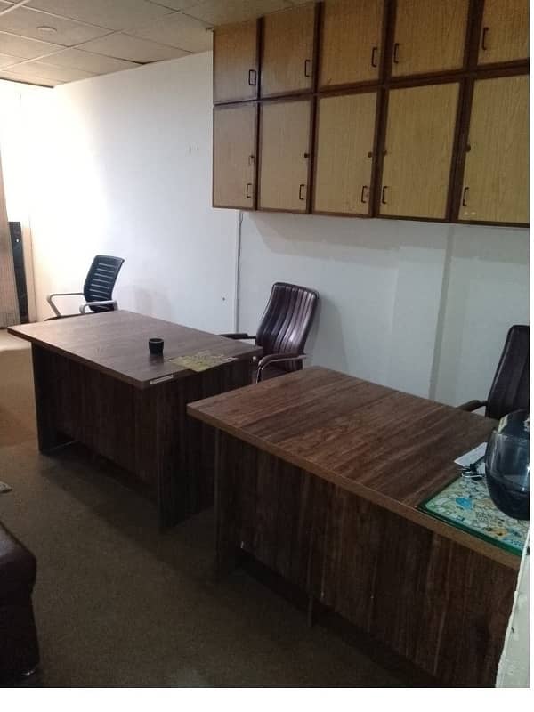 Fully Furnished Area 230 Square Feet Office Available For Rent Real Pictures in Main Boulevard Road Gulberg 3 Lahore 2