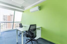 Best Deal : 600 Sqft Furnished Office / Call Centre / Software House In Prime Location Of Gulshan Near Expo Centre At Low Rent.