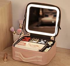 Makeup Cosmetic LED Vanity Bag with Touch Sensor