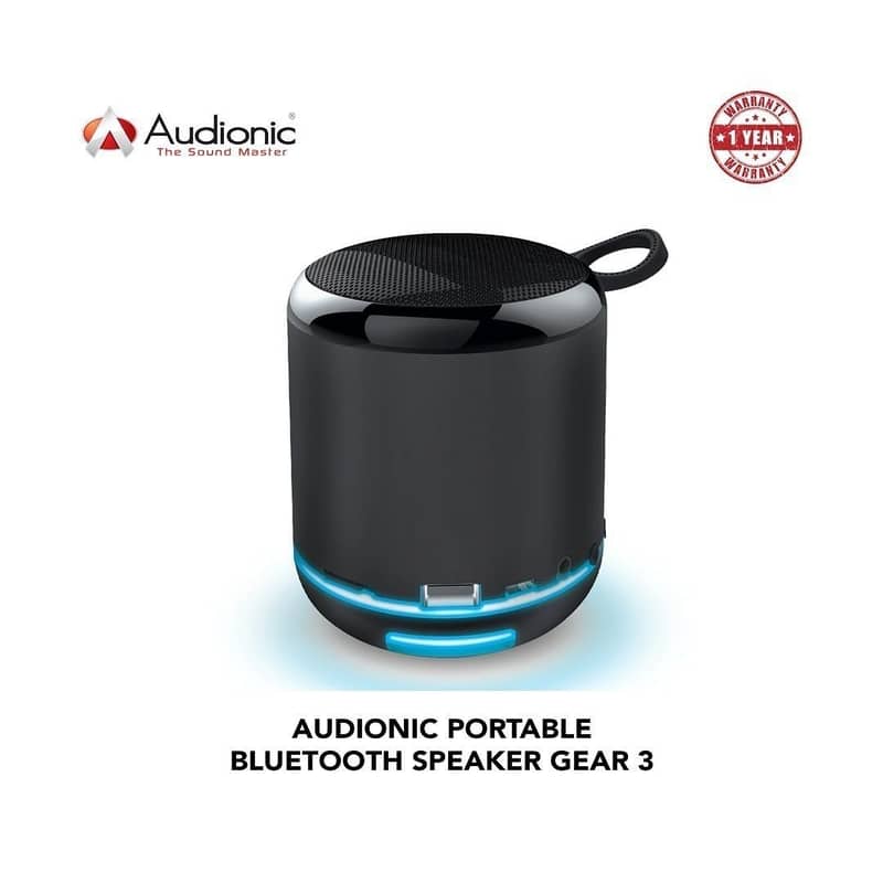 AUDIONIC GEAR 3 Bluetooth Portable Speaker bass 2