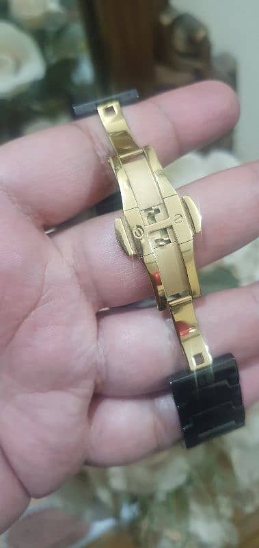 cerruti 1881 ceramic gold plated watch original like Rado Centrix 13