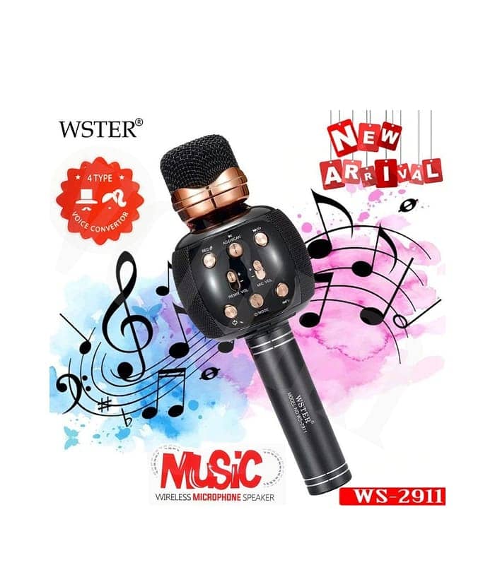 BT WSTER WS 2911 blutooth speaker portable with Microphone 0