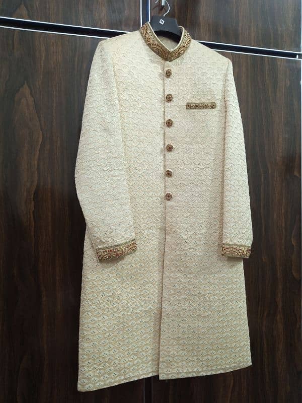 Sherwani With Kullah & Khussa 0