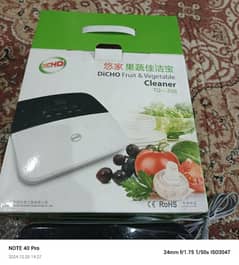 vegetables fruit and meets cleaning machine