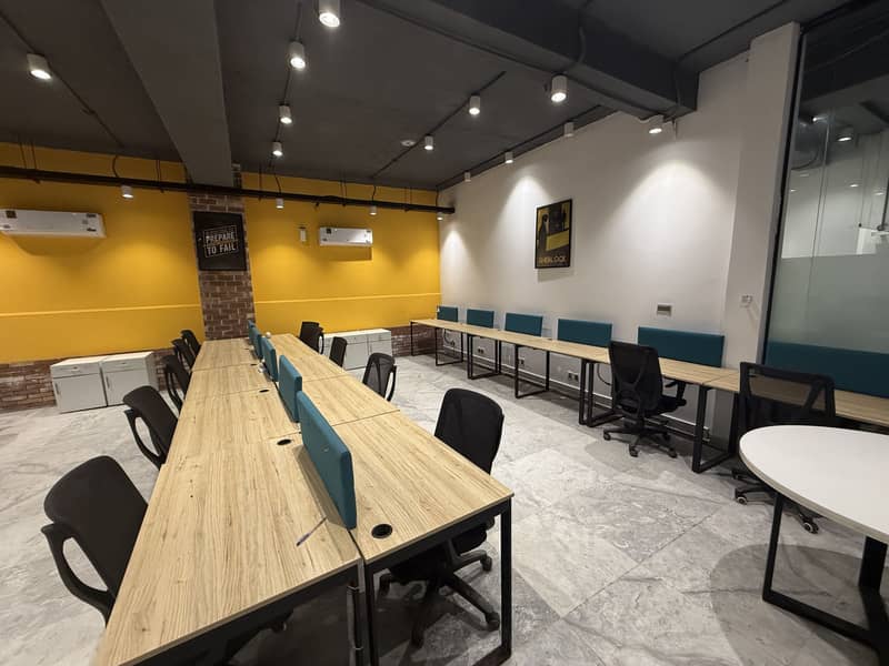 Shah Jee Estate Offerz Furnished Office Available For Rent It'S A Wonderful Option For Furnished Office In The Heart Of The Lahore City. Easy Approach From Anywhere In Gulberg.  Fully Furnished Office With Brand-new Furniture 1