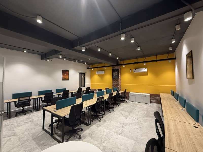 Shah Jee Estate Offerz Furnished Office Available For Rent It'S A Wonderful Option For Furnished Office In The Heart Of The Lahore City. Easy Approach From Anywhere In Gulberg.  Fully Furnished Office With Brand-new Furniture 2