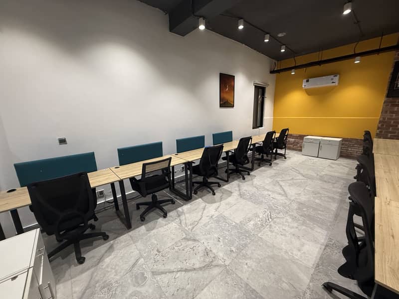 Shah Jee Estate Offerz Furnished Office Available For Rent It'S A Wonderful Option For Furnished Office In The Heart Of The Lahore City. Easy Approach From Anywhere In Gulberg.  Fully Furnished Office With Brand-new Furniture 8