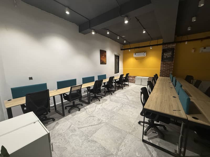 Shah Jee Estate Offerz Furnished Office Available For Rent It'S A Wonderful Option For Furnished Office In The Heart Of The Lahore City. Easy Approach From Anywhere In Gulberg.  Fully Furnished Office With Brand-new Furniture 9