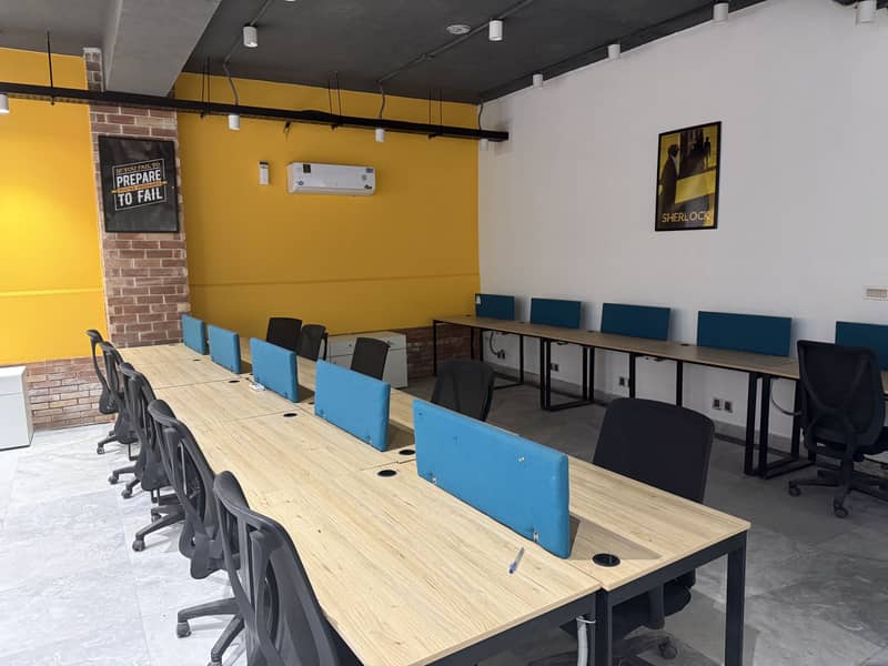 Shah Jee Estate Offerz Furnished Office Available For Rent It'S A Wonderful Option For Furnished Office In The Heart Of The Lahore City. Easy Approach From Anywhere In Gulberg.  Fully Furnished Office With Brand-new Furniture 10