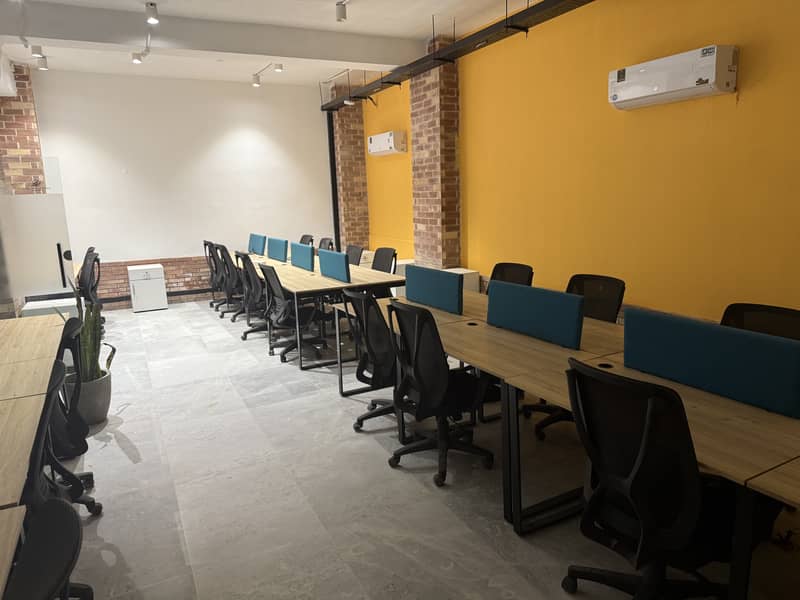 Shah Jee Estate Offerz Furnished Office Available For Rent It'S A Wonderful Option For Furnished Office In The Heart Of The Lahore City. Easy Approach From Anywhere In Gulberg.  Fully Furnished Office With Brand-new Furniture 17