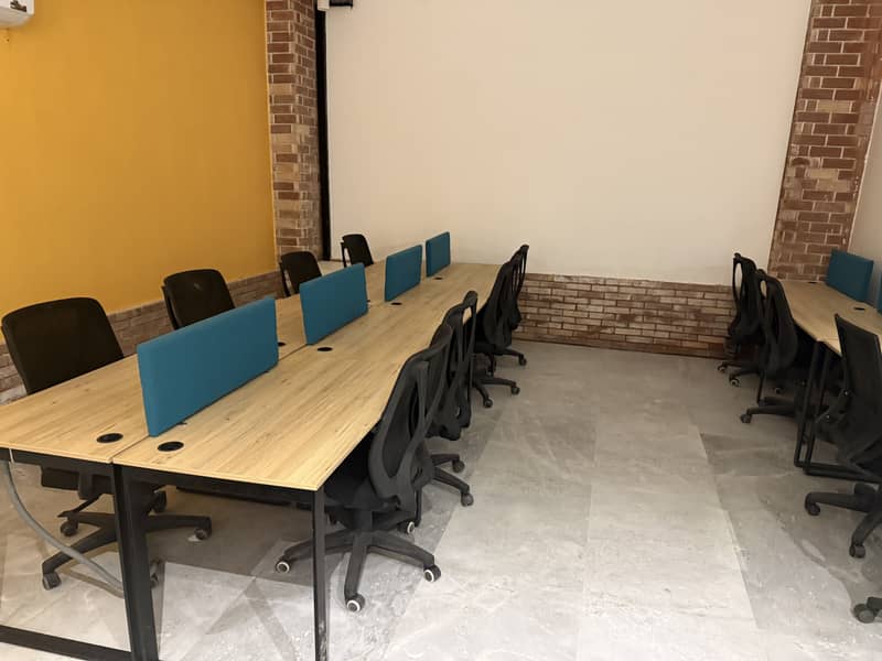 Shah Jee Estate Offerz Furnished Office Available For Rent It'S A Wonderful Option For Furnished Office In The Heart Of The Lahore City. Easy Approach From Anywhere In Gulberg.  Fully Furnished Office With Brand-new Furniture 19