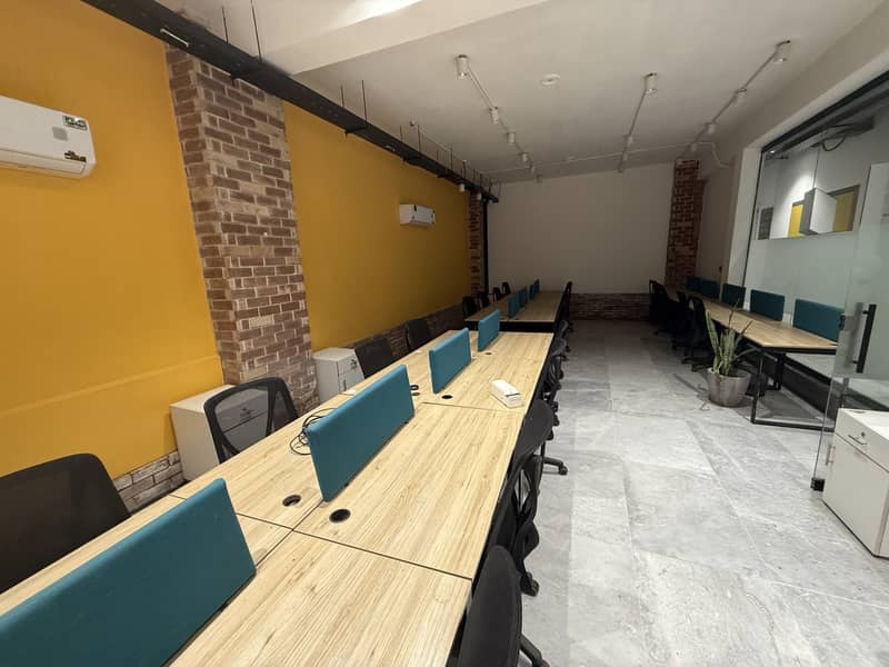 Shah Jee Estate Offerz Furnished Office Available For Rent It'S A Wonderful Option For Furnished Office In The Heart Of The Lahore City. Easy Approach From Anywhere In Gulberg.  Fully Furnished Office With Brand-new Furniture 22