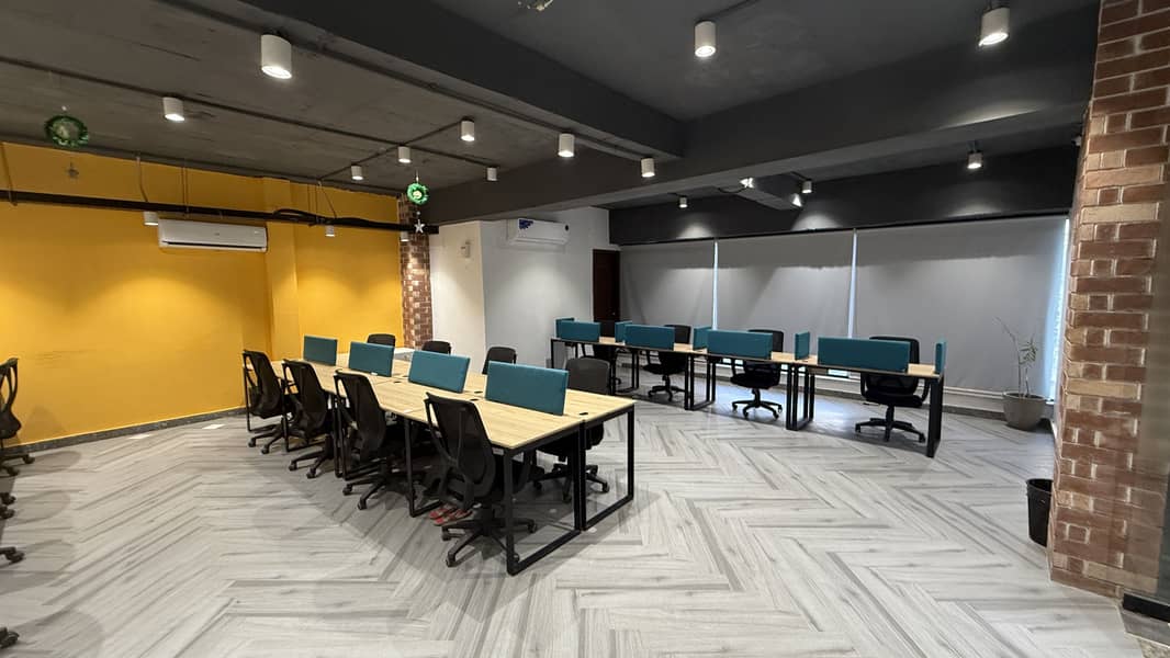 Shah Jee Estate Offerz Furnished Office Available For Rent It'S A Wonderful Option For Furnished Office In The Heart Of The Lahore City. Easy Approach From Anywhere In Gulberg.  Fully Furnished Office With Brand-new Furniture 43