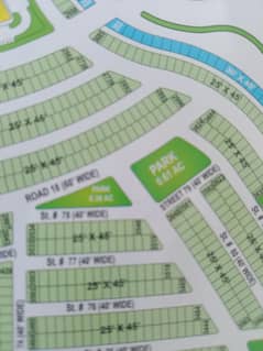 Precinct 27 125gz plot Park face with allotment available for sale 03135549217