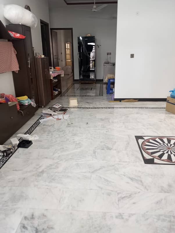 three bed dd 1st floor portion for rent inPIA society johar 1