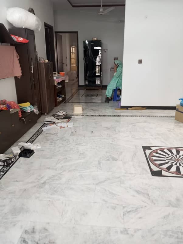 three bed dd 1st floor portion for rent inPIA society johar 3