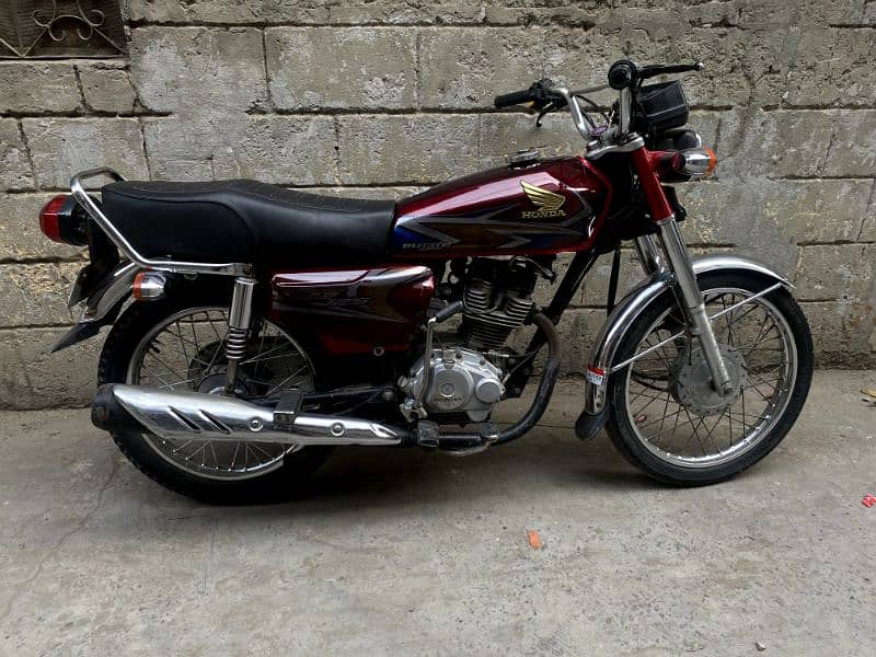 Honda 125(2020 Model) Red color neat and clean bike O3O54554438 4