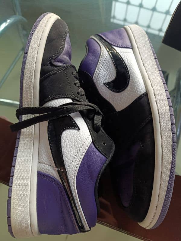 Nike Jordan 1 low court purple 100 percent original 2