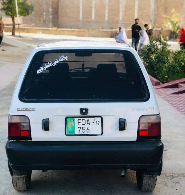 Suzuki Mehran Euro ii 2012 chill ac 5