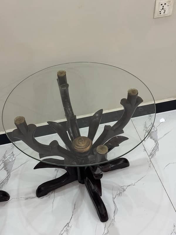 Set of three tables Mirror tables 3 pieces 3