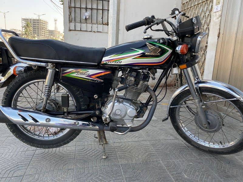 Honda cg125 2016 black 0