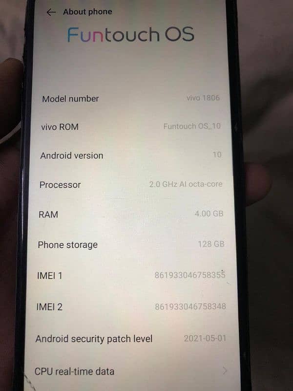 Vivo V11 4/128 GB 2