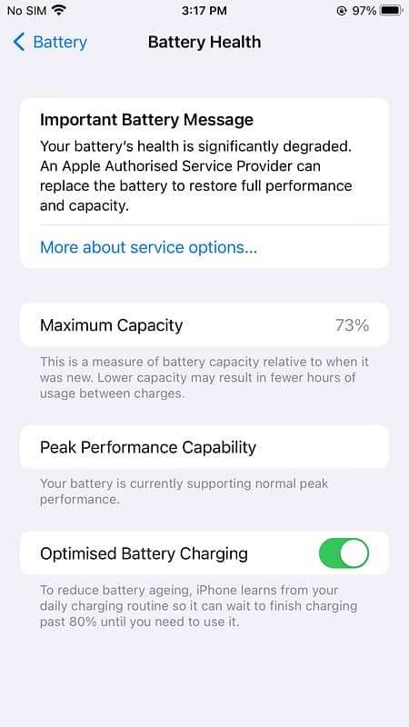 iPhone 7 Plus 256 Gb. Battery Service 73%. 5