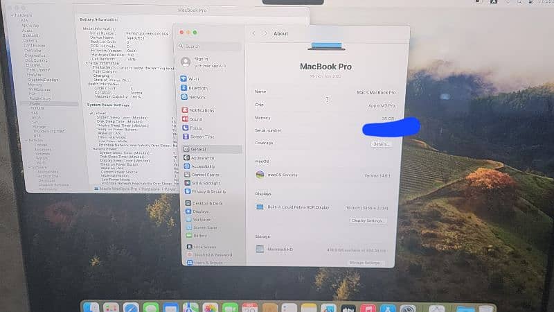 MacBook M3 pro 36GB 512GB 2023 16" 5