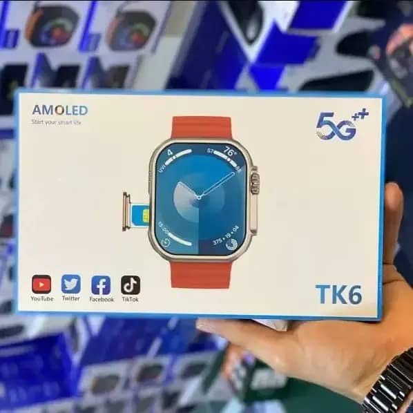 TK6 Ultra 5G Smart Android Watch Sim Watch 4/64 Storage 1