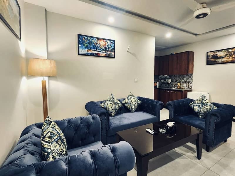 1Bed Newly Furnished Luxury Apartment In Bahria Town Phase 4 11