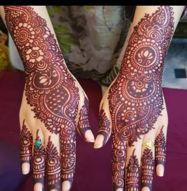 Latest mehndi design 8